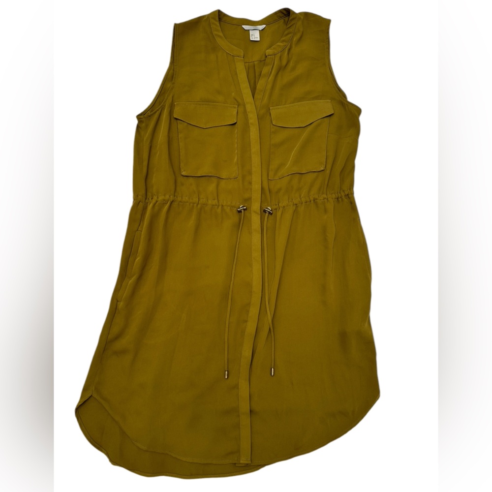 H&M Olive Green Sleeveless Dress
